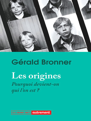 cover image of Les origines